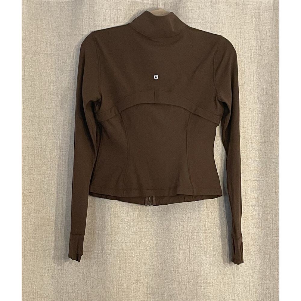 LULULEMON Define Jacket Espresso Brown Size 10 NWOT - Picture 3 of 3